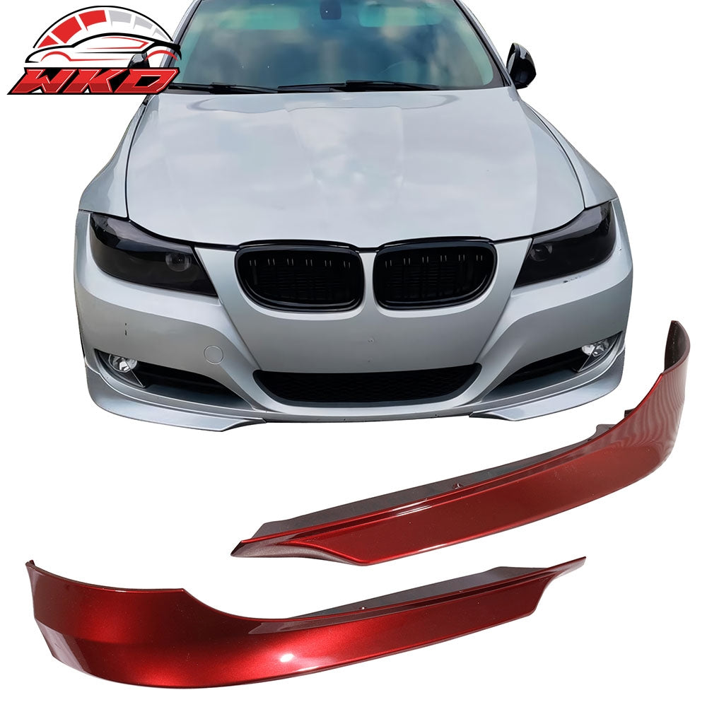 Wholesale 09-11 E90 LCI OE Painted #A82 Vermillion Red Metallic PP Front Splitter