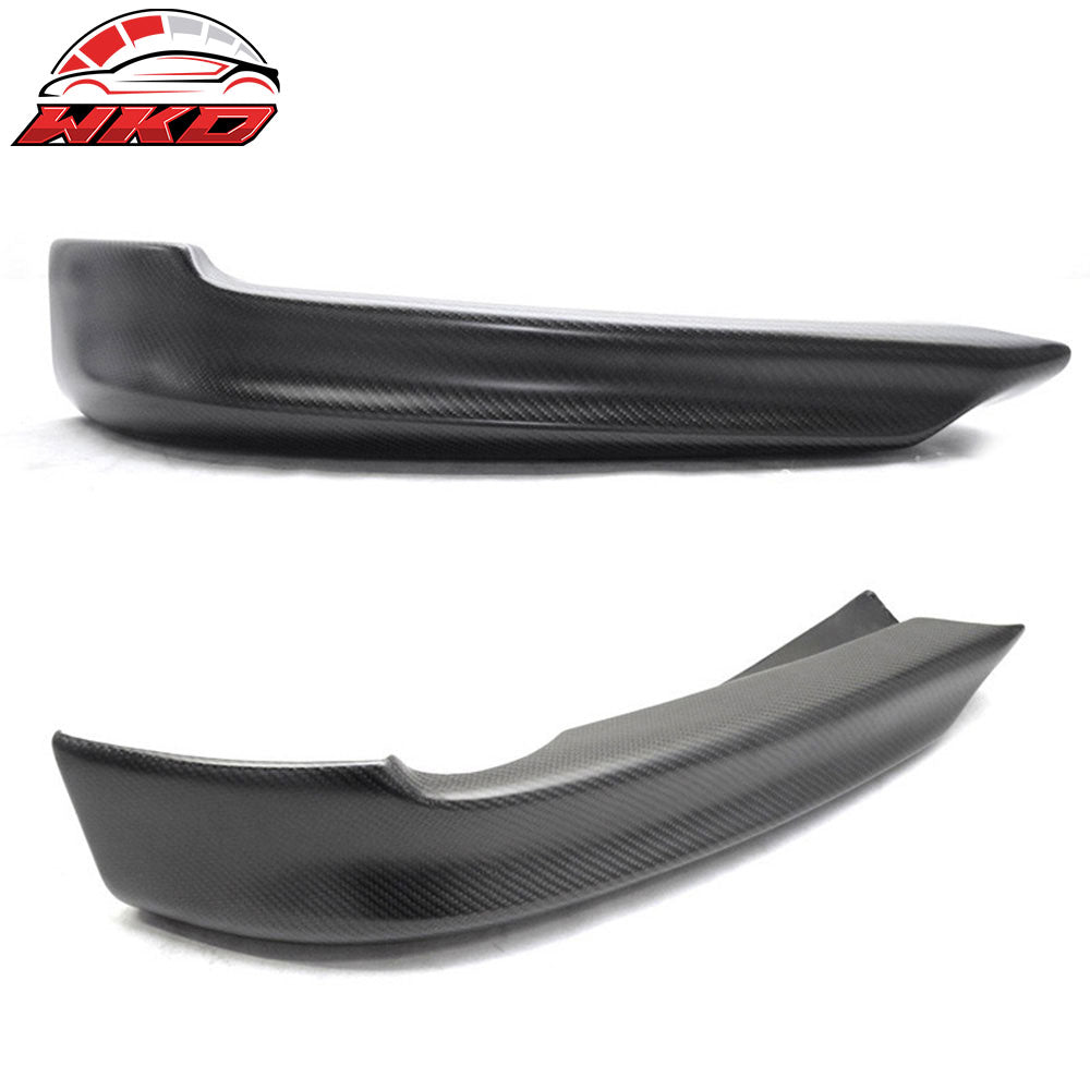 For 05-08 BMW E90 3-Series OE Style Front Bumper Lip Splitter Matte Carbon Fiber