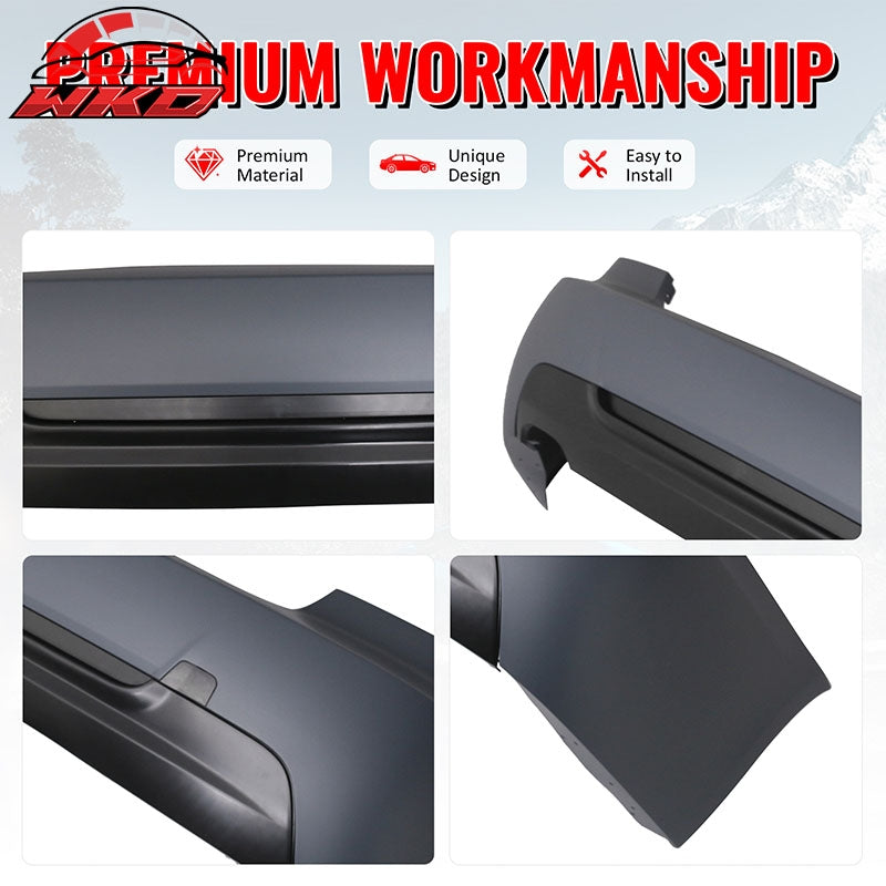 Fits 07-13 BMW E92 3-Series 328 Coupe MT/M Sport Rear Bumper Cover W/Diffuser PP