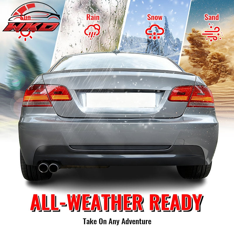 Fits 07-13 BMW E92 3-Series 328 Coupe MT/M Sport Rear Bumper Cover W/Diffuser PP
