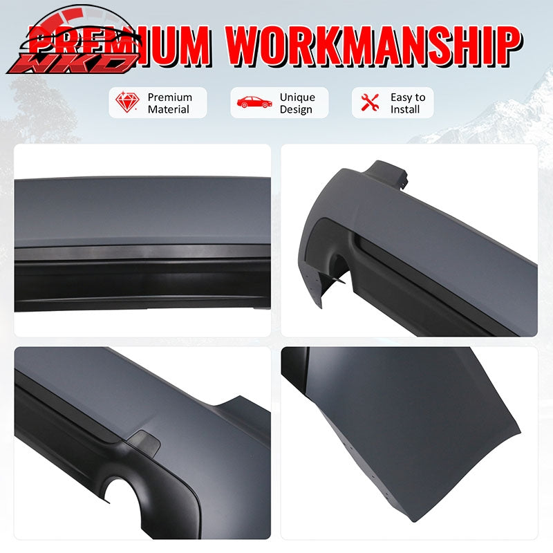 Fits 07-13 BMW E92 3-Series 335 Coupe MT/M Sport Rear Bumper Cover W/Diffuser PP