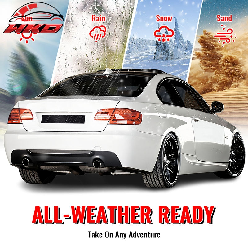 Fits 07-13 BMW E92 3-Series 335 Coupe MT/M Sport Rear Bumper Cover W/Diffuser PP