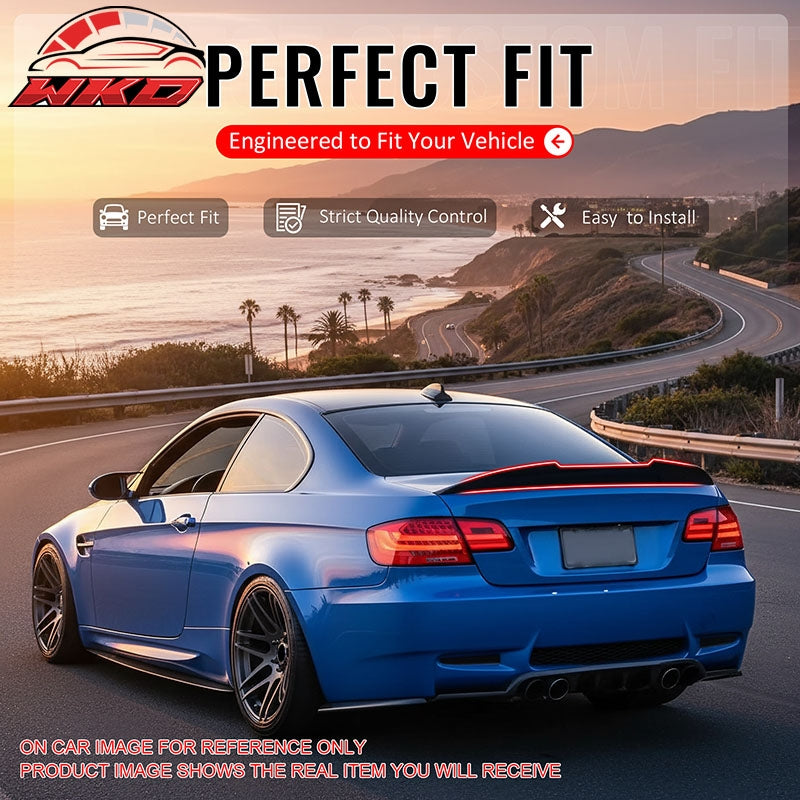 Fits 07-13 BMW E92 3-Series Coupe PSM Style Rear Trunk Spoiler Wing Matte Black