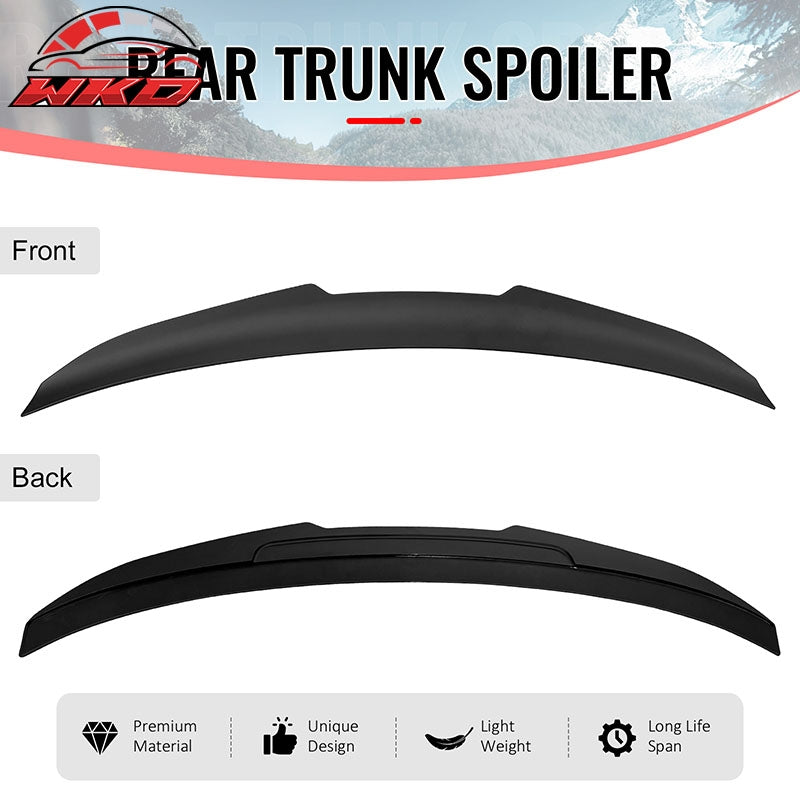 Fits 07-13 BMW E92 3-Series Coupe PSM Style Rear Trunk Spoiler Wing Matte Black