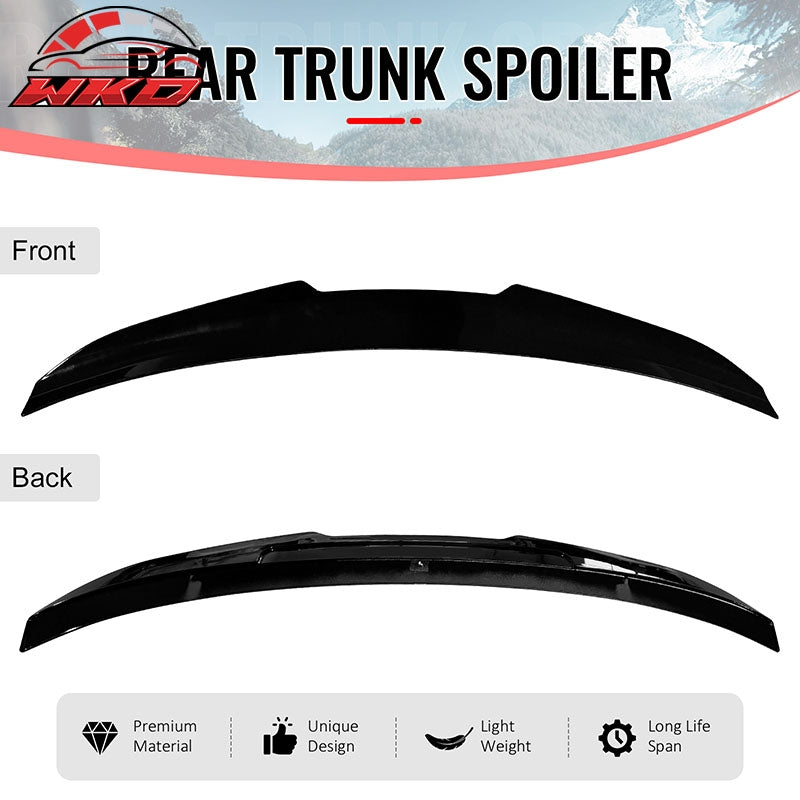 Fits 07-13 BMW E92 3-Series Coupe PSM Style Rear Trunk Spoiler Wing Gloss Black