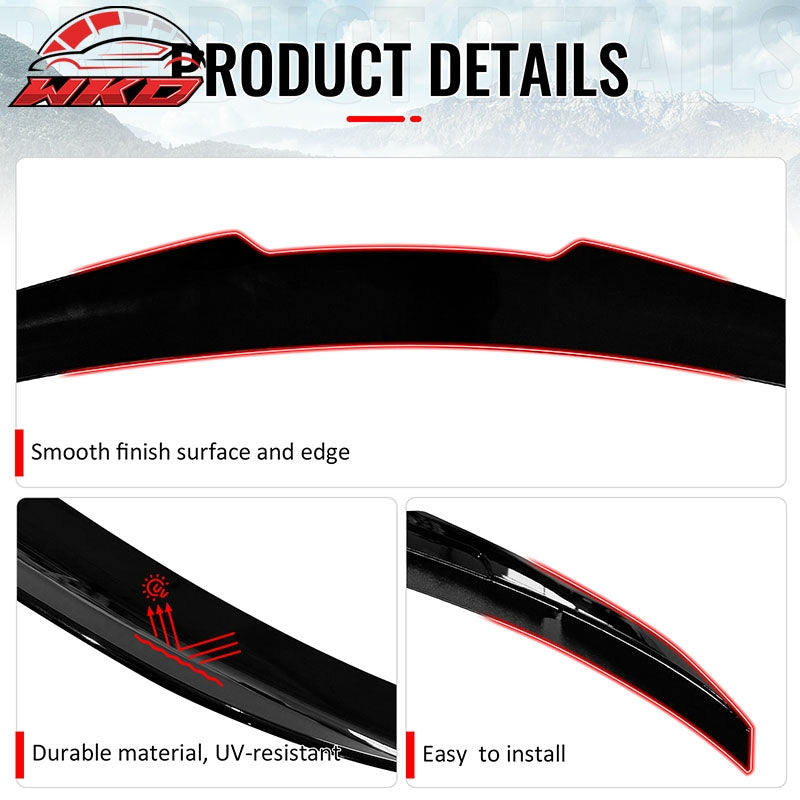 Fits 07-13 BMW E92 3-Series Coupe PSM Style Rear Trunk Spoiler Wing Gloss Black