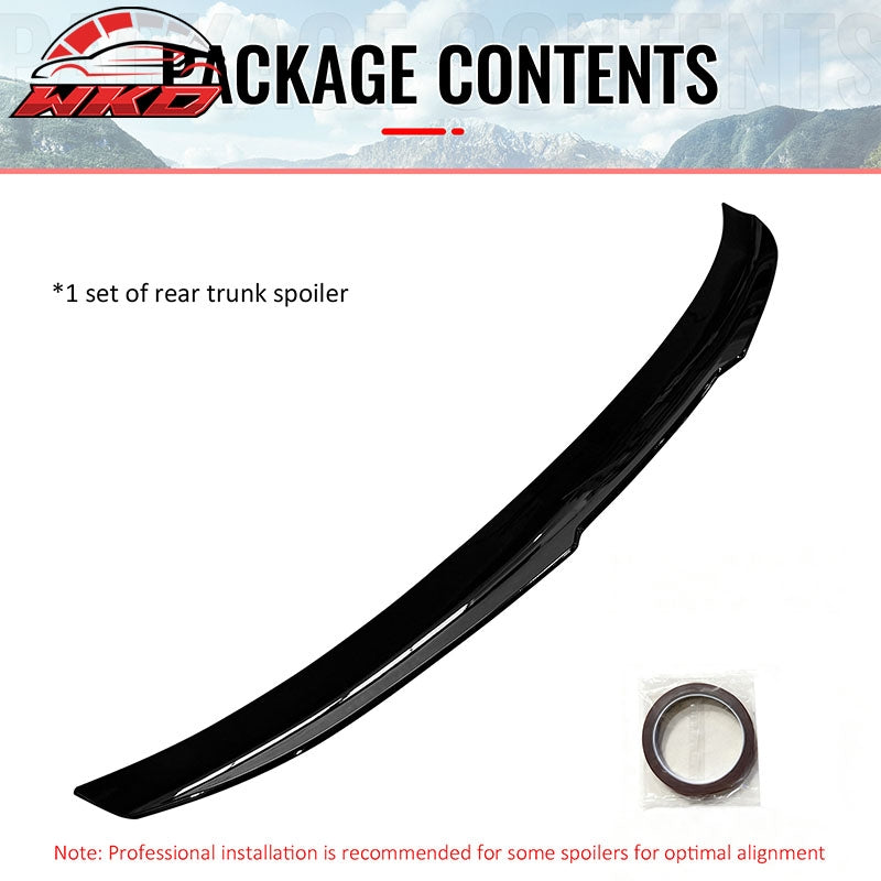 Fits 07-13 BMW E92 3-Series Coupe PSM Style Rear Trunk Spoiler Wing Gloss Black