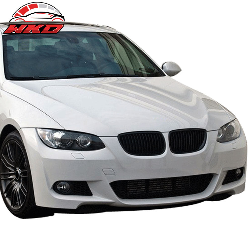 Fits 07-10 E92 E93 Pre-LCI M-T Msport Front Bumper Cover Replacement+Foglamp