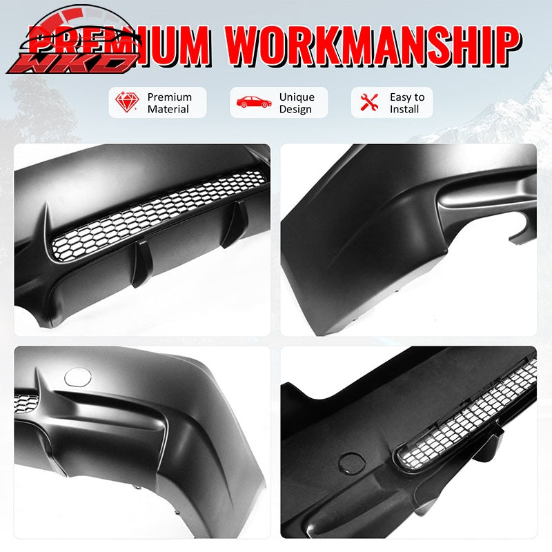 Fits 07-13 BMW E92 E93 3 Series 2Dr M3 Style Rear Bumper Cover Replacement PP