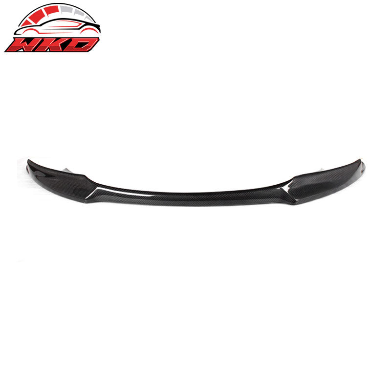 Fits 08-14 BMW E92 M3 3 Series V Style Front Bumper Lip - Matte Carbon Fiber