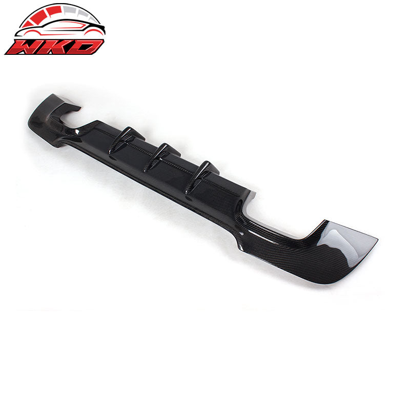 Fits 07-13 BMW E92 E93 3 Series DD Style Rear Bumper Diffuser Matte Carbon Fiber