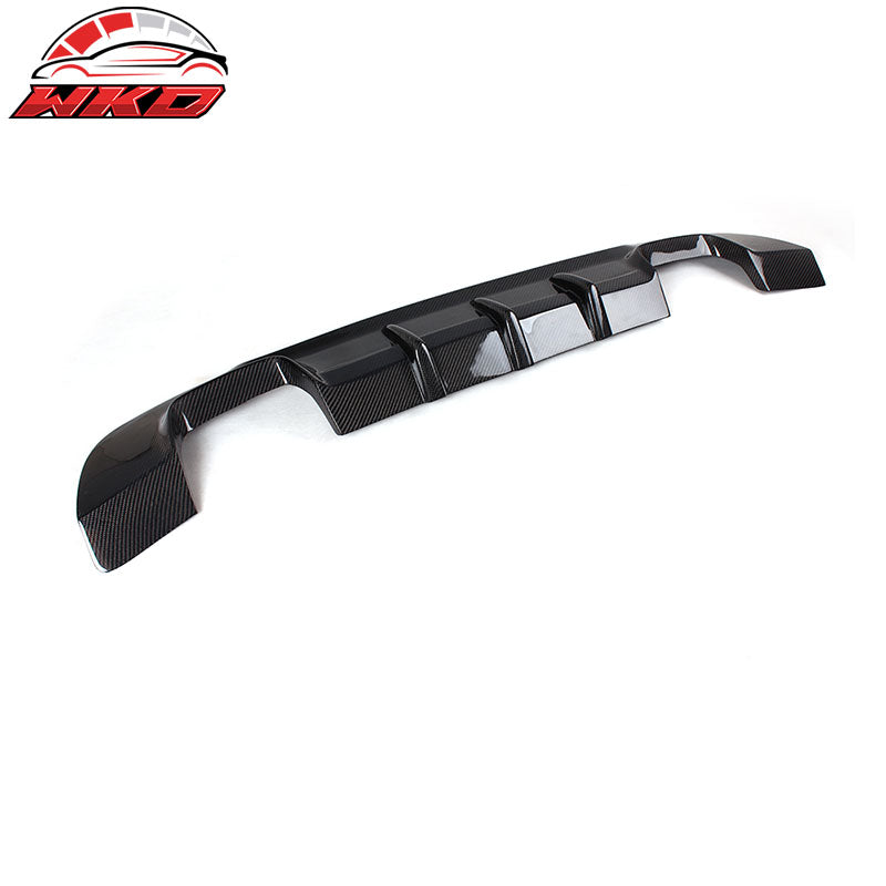 Fits 07-13 BMW E92 E93 3 Series DD Style Rear Bumper Diffuser Matte Carbon Fiber