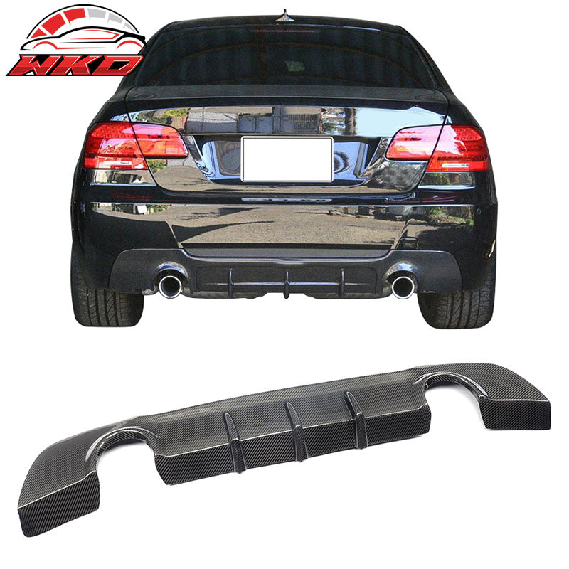 Fits 07-13 BMW E92 E93 3 Series MP Style Rear Bumper Lip Diffuser Carbon Fiber