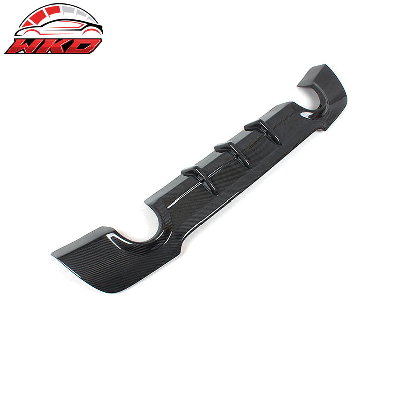 Fits 07-13 BMW E92 E93 3 Series MP Style Rear Bumper Lip Diffuser Carbon Fiber
