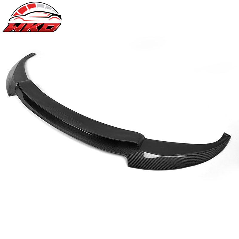 Fits 12-17 BMW 6 Series F06 M6 V Style Front Bumper Lip Kit Matte Carbon Fiber