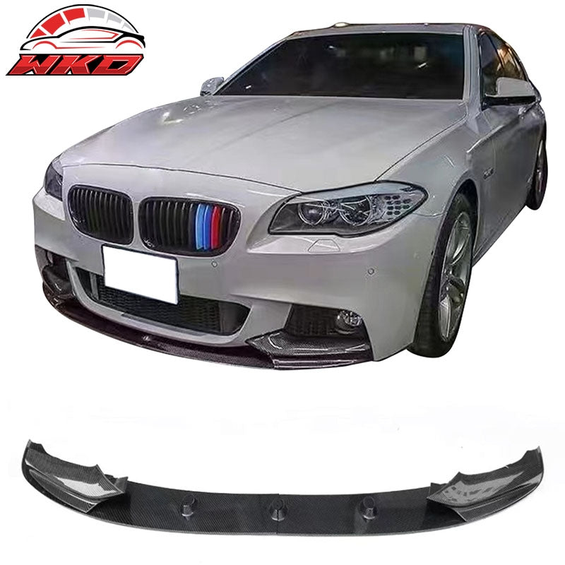 Wholesale 11-16 BMW F10 5 Series MP Style Front Bumper Lip Spoiler Carbon Fiber Print - Wikond Auto