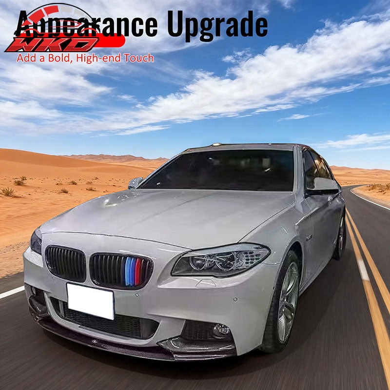 Wholesale 11-16 BMW F10 5 Series MP Style Front Bumper Lip Spoiler Carbon Fiber Print - Wikond Auto