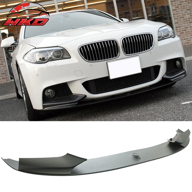 Fits 11-16 BMW F10 5 Series Performance Style Front Bumper Lip Spoiler PP