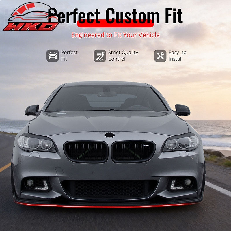 Wholesale 11-16 BMW F10 5-Series Sedan M Sport HM Style Front Bumper Lip Gloss Black - Wikond Auto