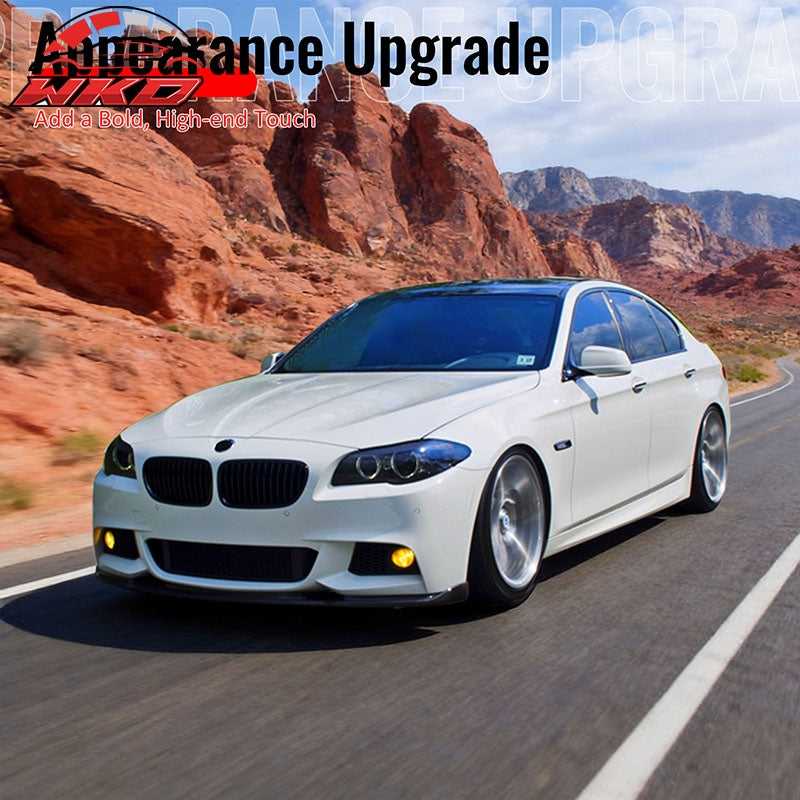 Wholesale 11-16 BMW F10 5-Series Sedan M Sport HM Style Front Bumper Lip Gloss Black - Wikond Auto