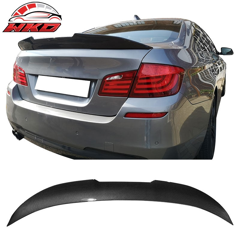 Wholesale 11-17 BMW F10 5-Series Sedan PSM Style Trunk Spoiler Lip Carbon Fiber Print