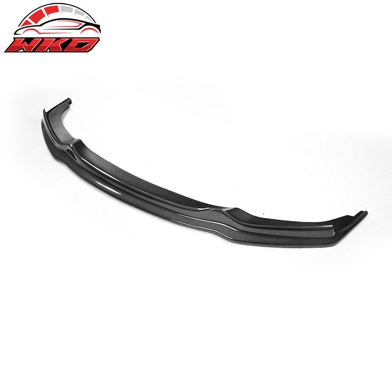 Fits 11-16 BMW 5 Series F10 M Sport AK Style Front Bumper Lip Carbon Fiber CF