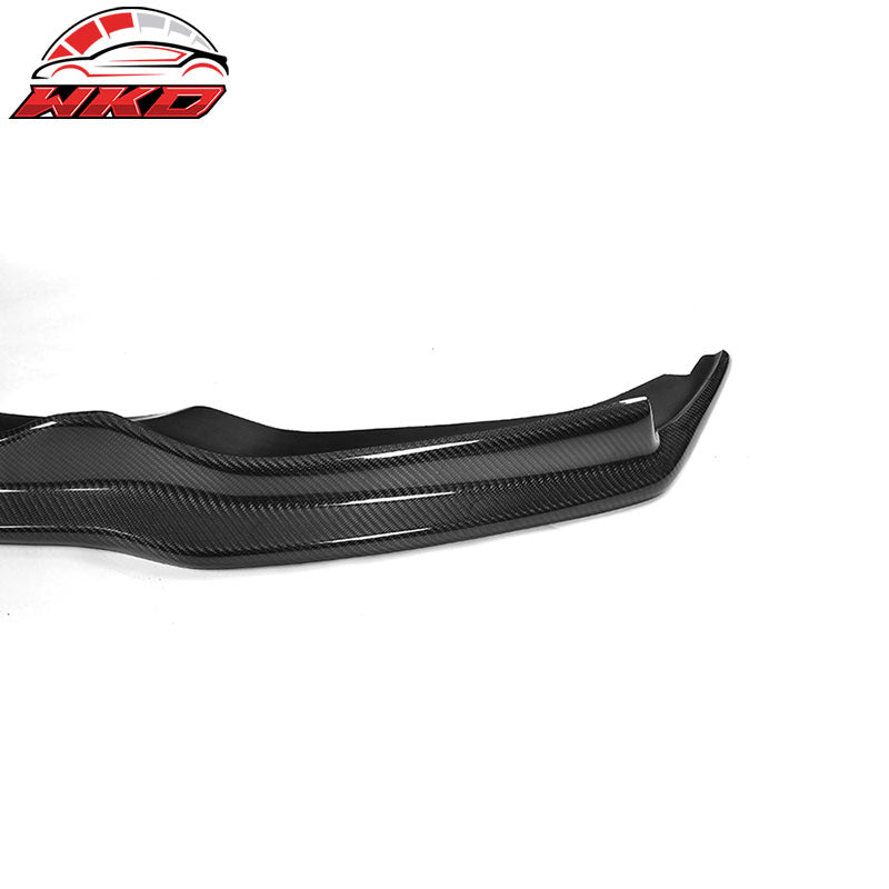 Fits 11-16 BMW 5 Series F10 M Sport AK Style Front Bumper Lip Carbon Fiber CF