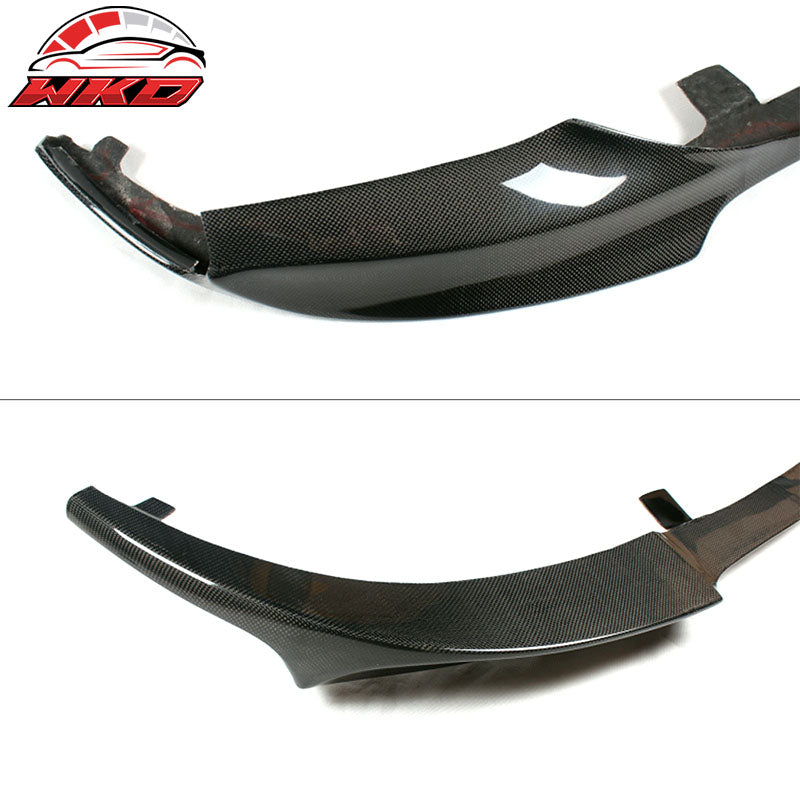 Fits 11-16 BMW 5 Series F10 M Sport V Style Front Bumper Lip Carbon Fiber CF