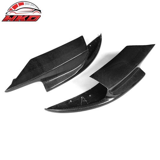 Wholesale 12-16 BMW F10 M5 RKP Style Front Bumper Lip Splitter 2PC Matte Carbon Fiber