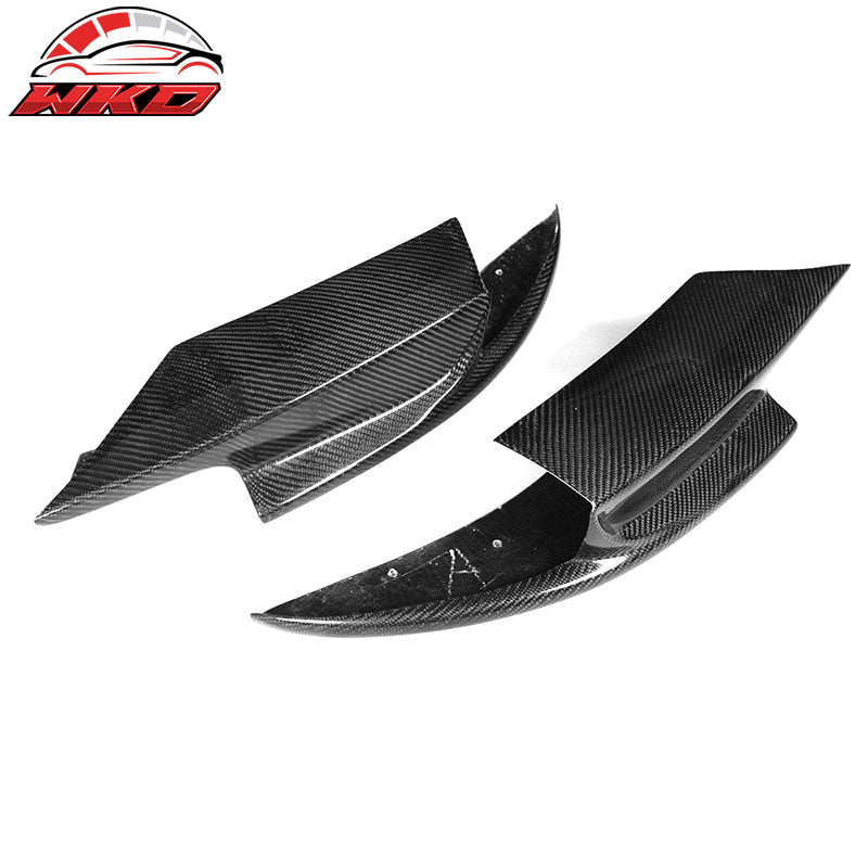 Fits 12-16 BMW F10 M5 Only RKP Style Front Bumper Lip Splitter Carbon Fiber