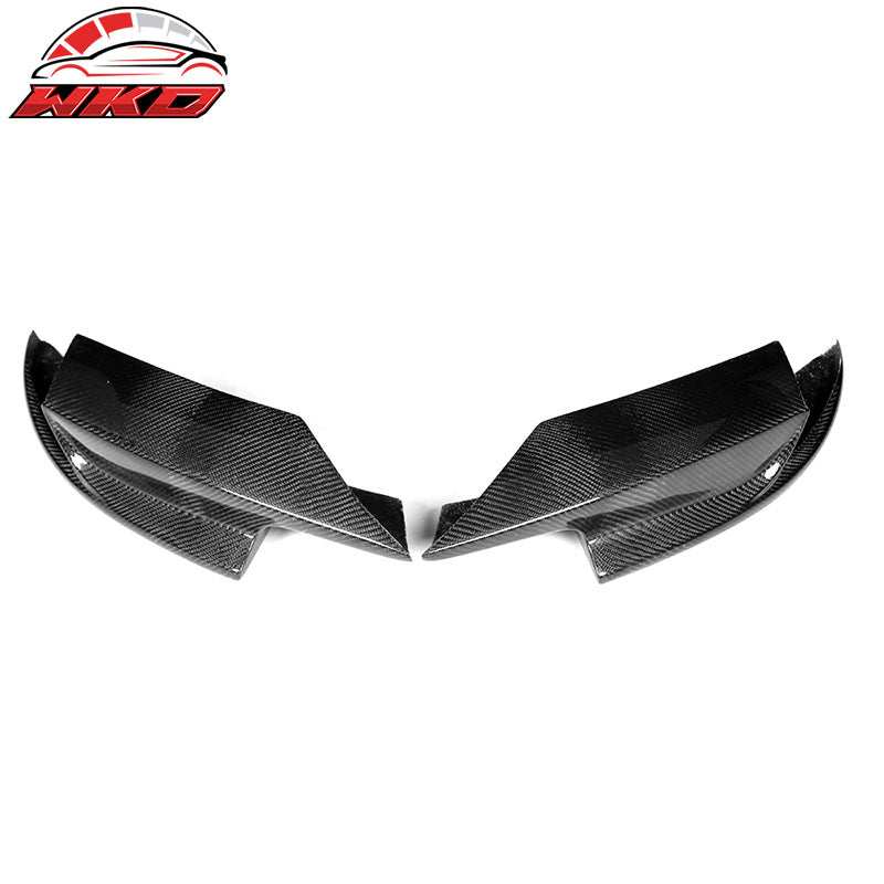 Fits 12-16 BMW F10 M5 Only RKP Style Front Bumper Lip Splitter Carbon Fiber