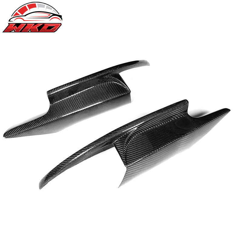 Fits 12-16 BMW F10 M5 Only RKP Style Front Bumper Lip Splitter Carbon Fiber