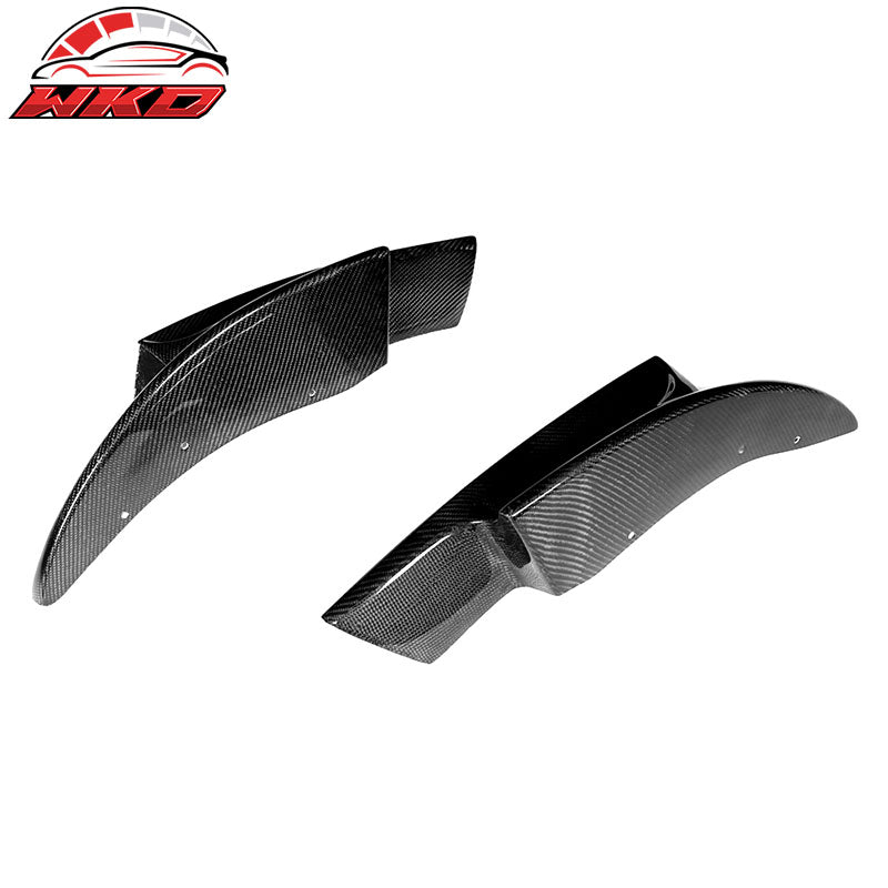 Fits 12-16 BMW F10 M5 Only RKP Style Front Bumper Lip Splitter Carbon Fiber
