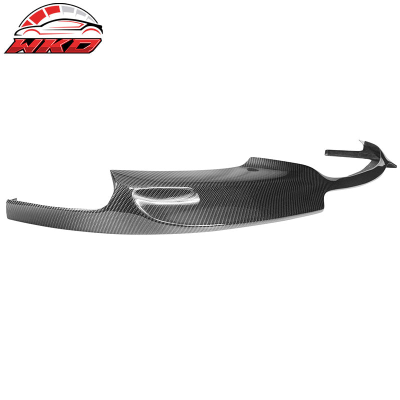 Fits 11-16 BMW 5-Series F10 M-Sport Carbon Fiber Front Bumper Lip V Style