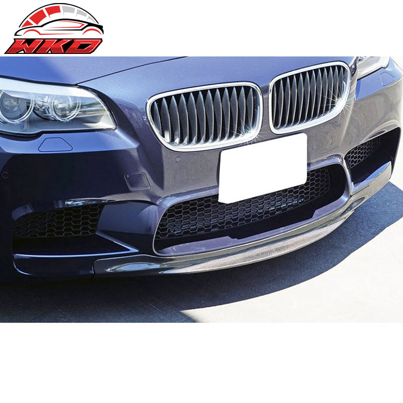 Fits 12-16 BMW F10 5-Series M5 Only RKP Style Front Bumper Lip - Carbon Fiber CF