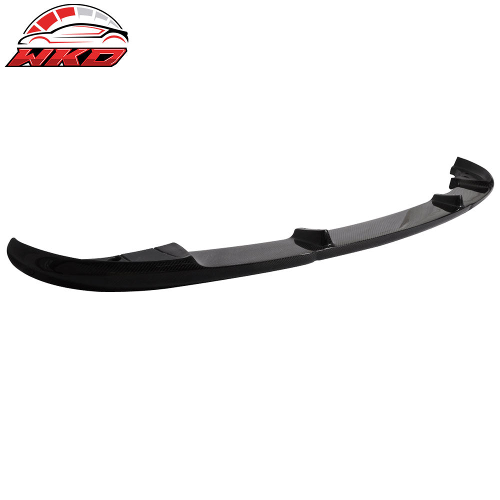 Fits 11-12 BMW F10 5 Series H Style Front Bumper Lip Spoiler Matte Carbon Fiber