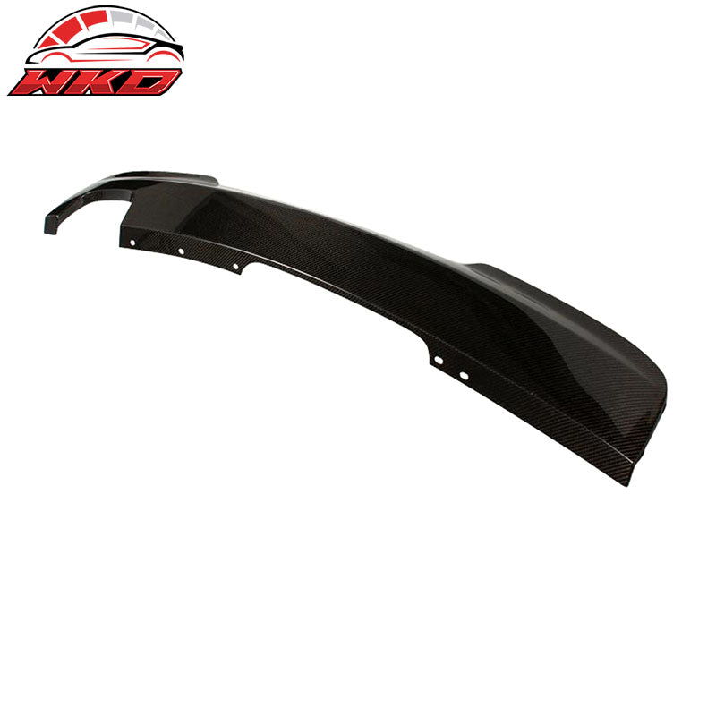 Fits 11-16 BMW 5 Series F10 OE Style Rear Bumper Lip Diffuser Matte Carbon Fiber