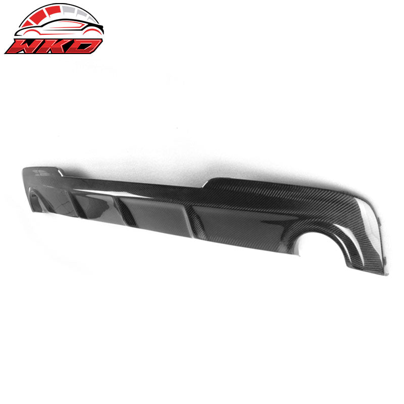 Fits 11-16 BMW 5 Series F10 M Sport AK Style Rear Bumper Diffuser Carbon Fiber