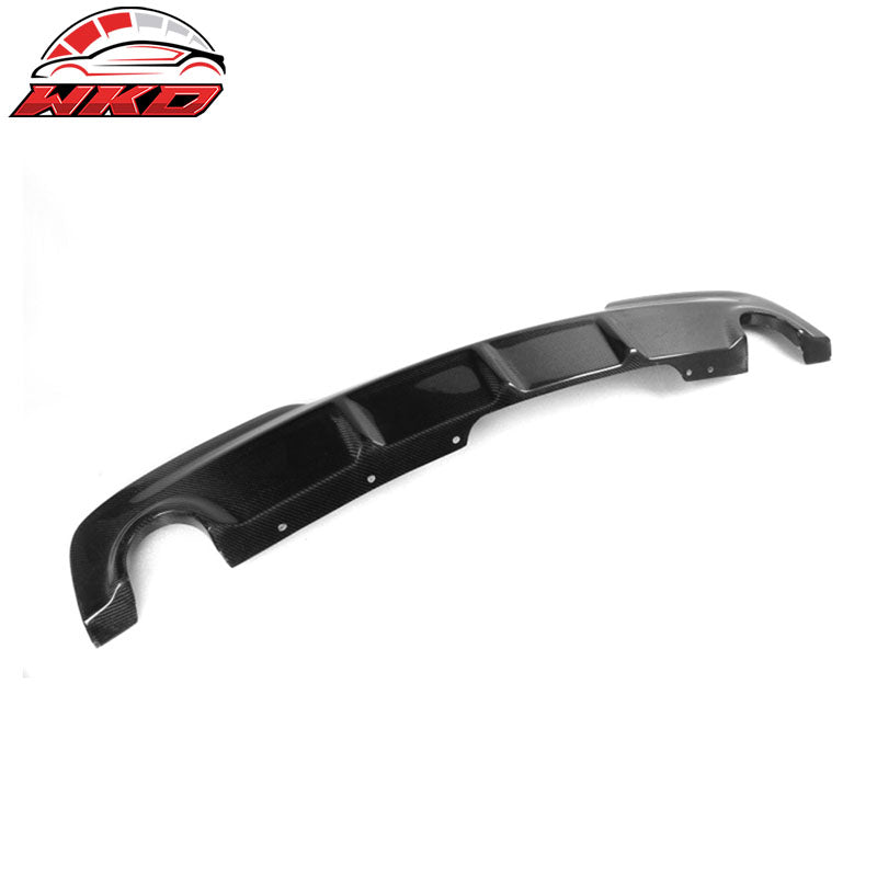 Fits 11-16 BMW 5 Series F10 M Sport AK Style Rear Bumper Diffuser Carbon Fiber
