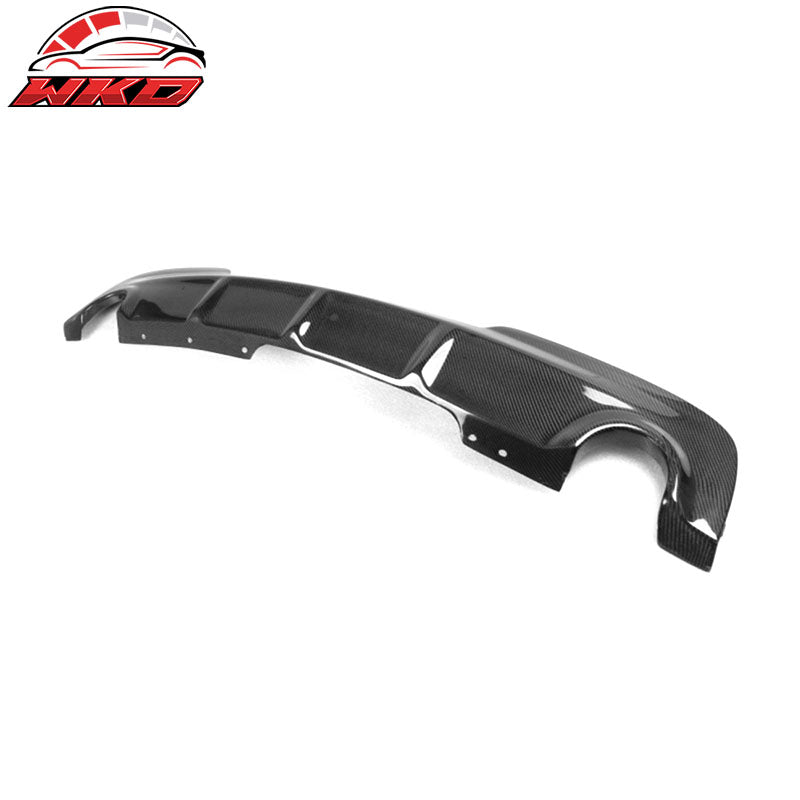 Fits 11-16 BMW 5 Series F10 M Sport AK Style Rear Bumper Diffuser Carbon Fiber