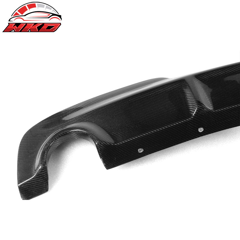 Fits 11-16 BMW 5 Series F10 M Sport AK Style Rear Bumper Diffuser Carbon Fiber
