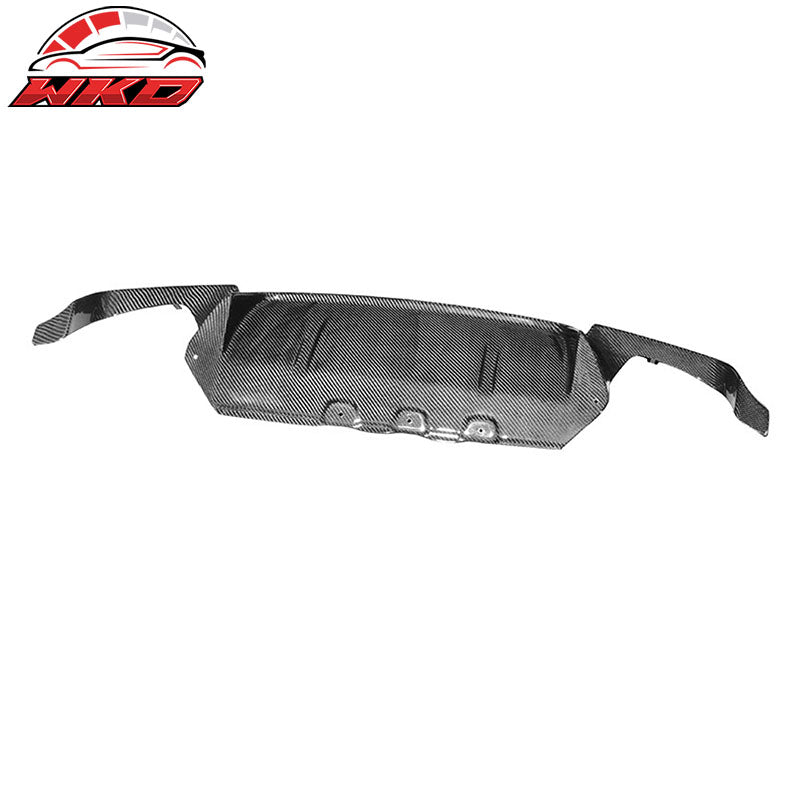 Fits 12-16 BMW F10 5 Series M5 OE Style Rear Bumper Lip Diffuser Carbon Fiber CF
