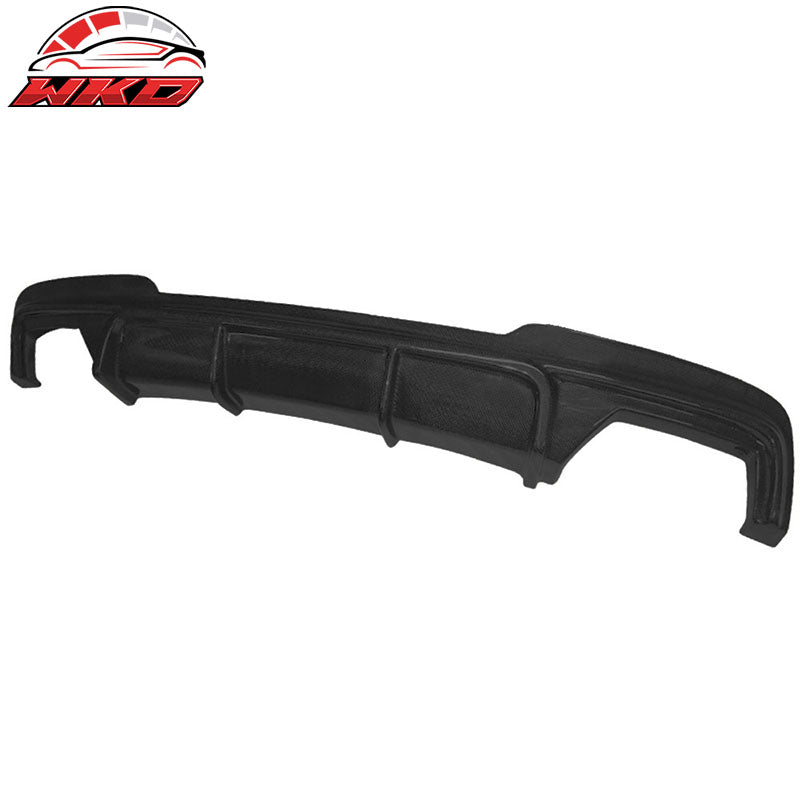 Wholesale 11-16 BMW F10 M-Sport V Style Rear Bumper Lip Diffuser Matte Carbon Fiber