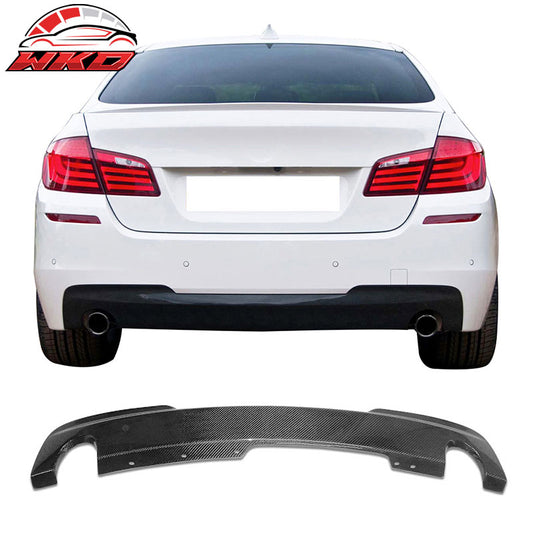 Wholesale 11-16 BMW F10 535i M Sport OE Style Rear Bumper Diffuser Matte Carbon Fiber