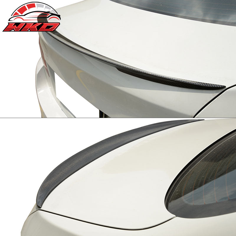Fits 11-16 BMW 5 Series F10 & M5 MP Style Rear Trunk Spoiler Matte Carbon Fiber
