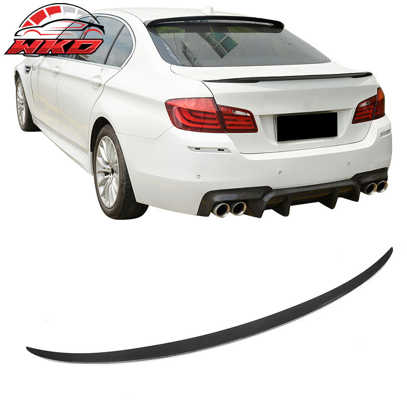 Fits 11-16 BMW 5 Series F10 & M5 MP Style Trunk Spoiler Carbon Fiber CF