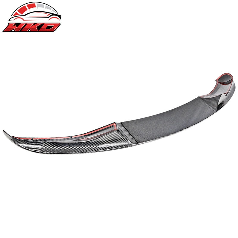 Fits 14-18 BMW F15 X5 MT MP Style 3PCS Front Bumper Lip Spoiler Carbon Fiber CF