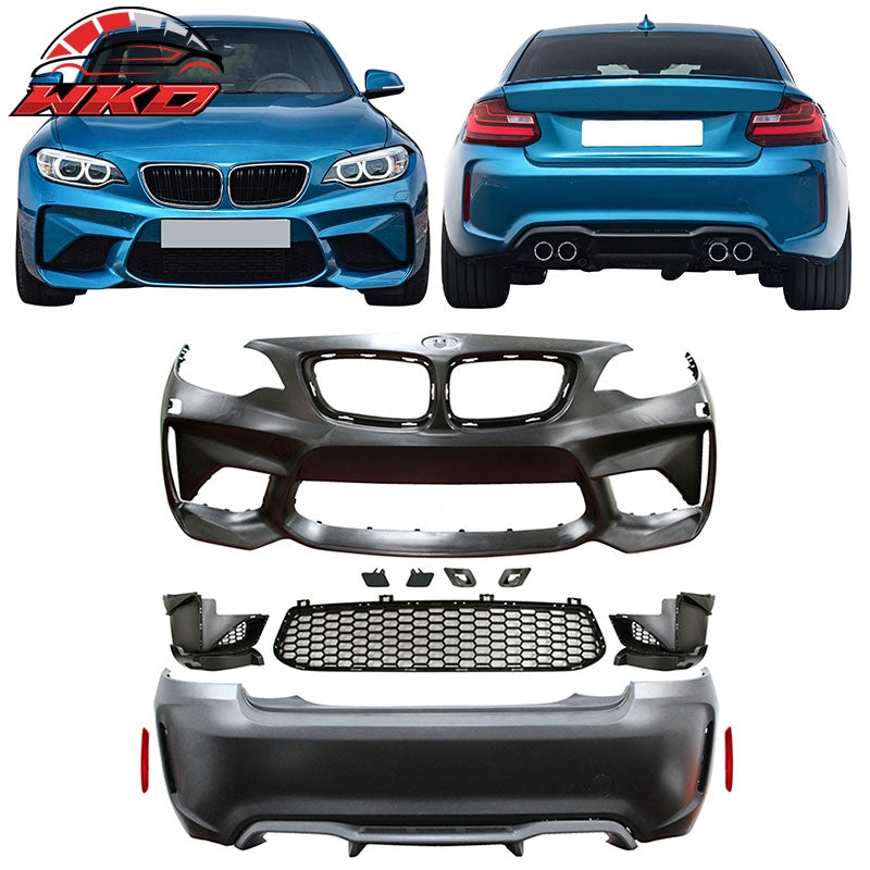 Wholesale 14-21 BMW F22 F23 2 Series M2 Style Front Rear Bumper Cover Replacement PP