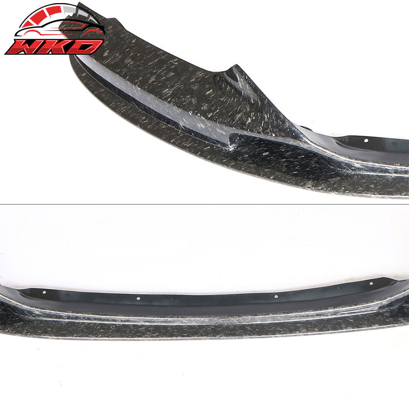Fits 14-21 BMW F22 MSport 3D Front Bumper Lip Forged Carbon Fiber