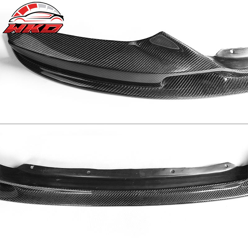 Fits 14-21 BMW F22 2 Series M Sport 3D Style Front Bumper Lip Matte Carbon Fiber